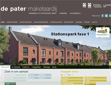 Tablet Screenshot of depater.nl